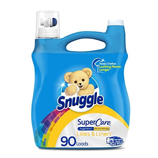 Snuggle SuperCare Liquid Fabric Softener, Lilies and Linen, 95 Ounce, 90 Loads