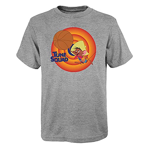 Space Jam 2 A New Legacy Tune Squad NN Speedy Gonzales - Camiseta para adulto (talla NBA Looney Tunes), gris, XL Cover