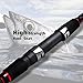 Fiblink Surf Spinning Fishing Rod 2-Piece Graphite Travel Fishing Rod (Length: 12')