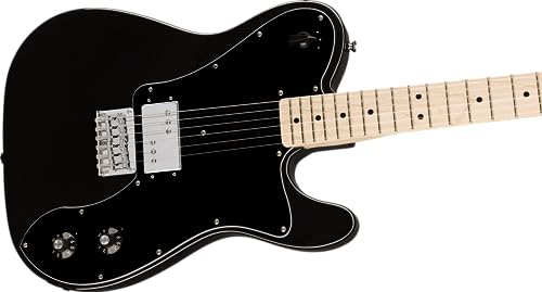 Squier Paranormal Esquire Deluxe (Metallic Black) – Guitare Électrique - Les Beatles, Paul McCartney, John Lennon, RIngo Starr, George Harrison Squier Paranormal Esquire Deluxe (Metallic Black) - Guitare Électrique – Image 5