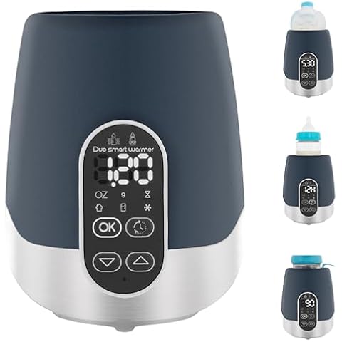 Babymoov Duo Smart Bottle Warmer - 2-in-1 Car and Home, Fast, Programmable, and Portable for Breastmilk or Baby Formula (Multi-Purpose and Universal) Cover