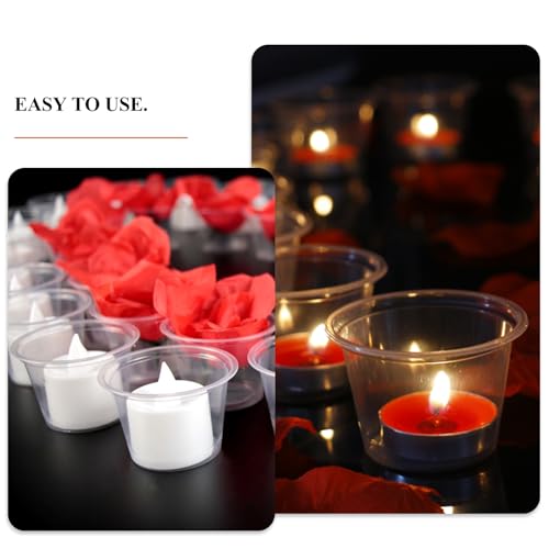 Bougeoir mariage transparent lot de 120 pour centres de table - 6
