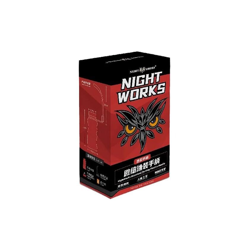 DIY Garage Kits Making Tools Miniature Painting Plastic Handle Palm Coated Micro Spray Tool