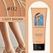 Leg Makeup Waterproof with Brush, No Transfer Body Makeup for Legs Full Coverage Waterproof Concealer, Scar & Tattoo Cover Up for All Skin Tones, Long Lasting Makeup (#02)