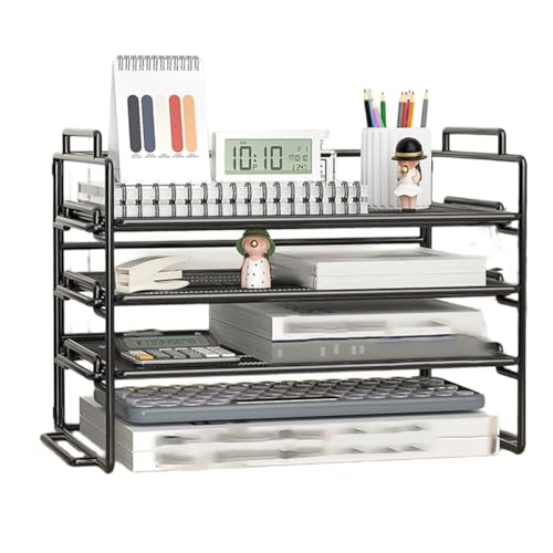 Buhdjfnke Archivador Engrosado con MetáLico para Oficina, Escritorio, Carpeta de Archivos Multicapa, Caja de Almacenamiento, Suministros de Oficina, Archivo Completo.