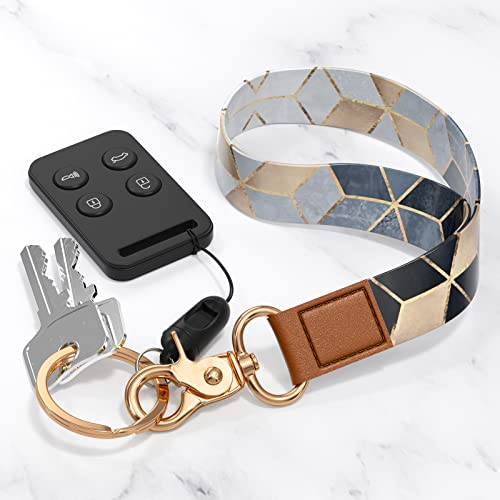 Image of Wrist Lanyard Key Chain, Wristlet Strap Keychain Holder for Women Men Car Keys Wallet Card Phone