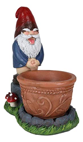 Vintage Gnome Planter, Garden Gnome Planter, Indoor Ceramic Planter ...