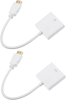 OSALADI 2Pcs Cabo Vga Para Adaptador Adaptador De Cabo Para Cabo Conversor Doméstico Para Saída De Cabo Conversor De Vídeo Adaptador De Saída De Vídeo Adaptador Portátil Linha De