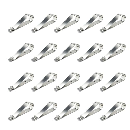 ECUDIS Pack of 20 Garage Door Remote Visor Clips