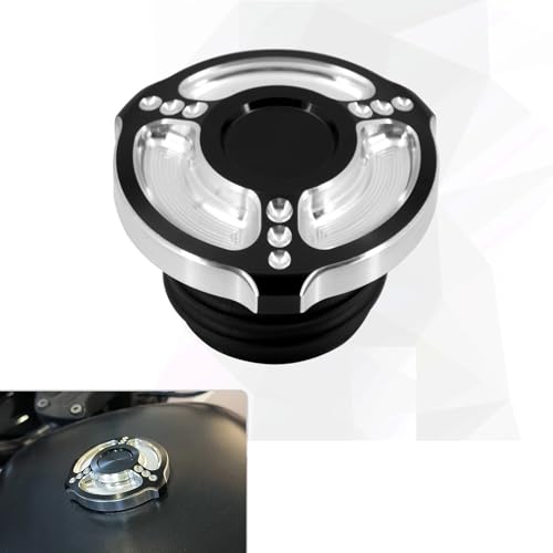 Bouchon de réservoir gaz ventilé pour moto Harley Davidson Touring Road King Softail Dyna XL