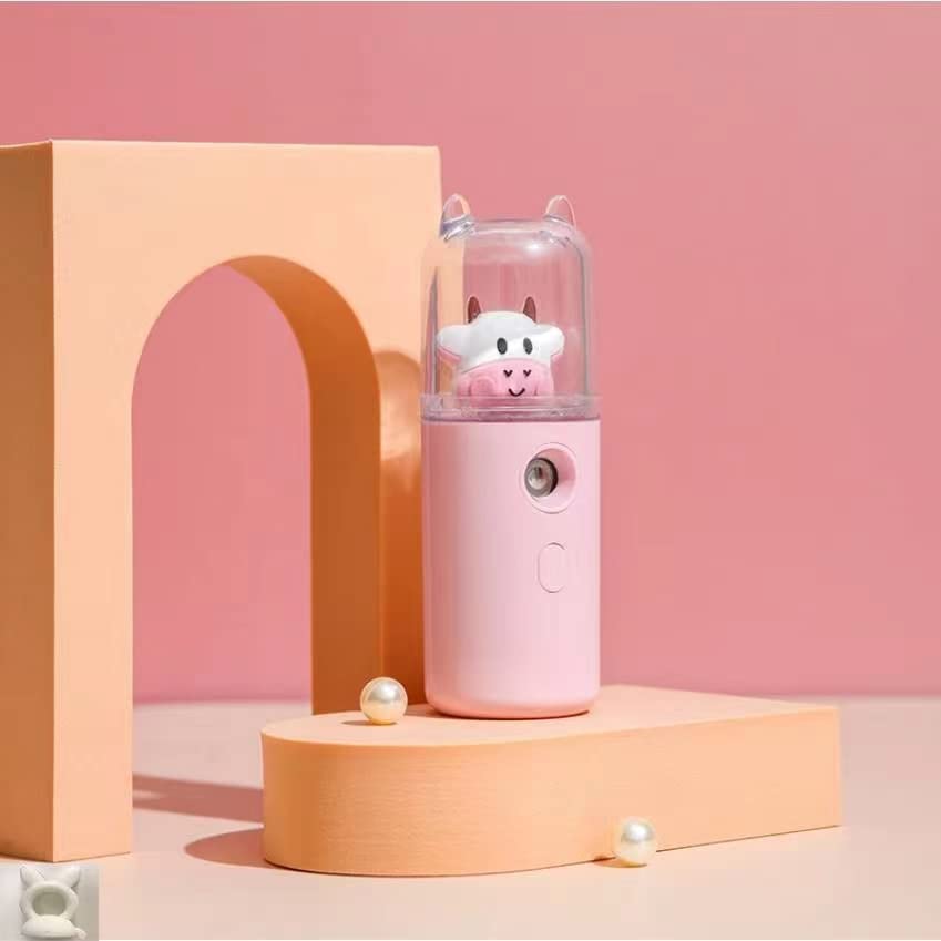 Facial Nano Mist Sprayer, USB Rechargeable Battery Operated，30Ml Mini Portable Spray Face Moisturizing Hydrating Steamer Facial Humidifier For Skin Care