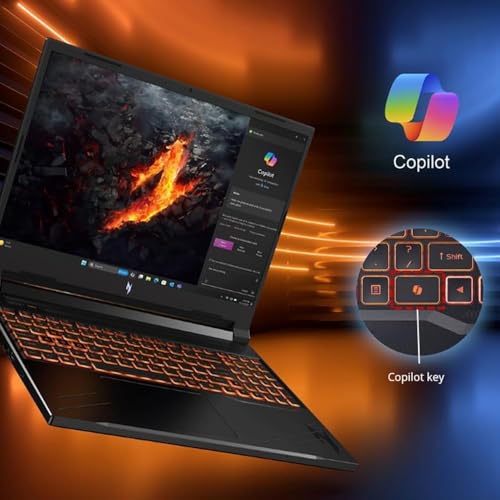 Image of acer Nitro V16 Gaming Laptop - 16 inch 165Hz WUXGA Display, AMD Ryzen 7-8845HS, NVIDIA GeForce RTX 4060, 64 GB DDR5 RAM, 2 TB SSD, Microsoft Office Lifetime & Windows 11 Pro, w /cefesfy Accessories