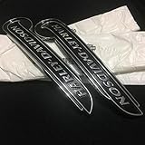 Gas Fuel Tank Emblems Medallions Nameplates Badge Decal Sign Logo Compatible for Harley Davidson...