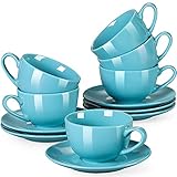 🍮Diseño moderno🍮 Juego de vajilla de café lindo, tenemos colores sólidos, así como varias combinaciones de 6 colores disponibles La colisión de diferentes colores traerá buen humor al usuario. La colección también ofrece una amplia gama de cuencos para cereales, platos hondos, platos de postre y platos llanos.