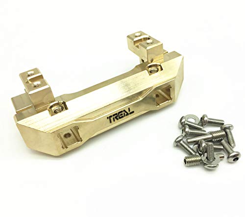 Treal Brass Front Bumper Mount (130g) Servo Mount Relocation for Traxxas TRX-4