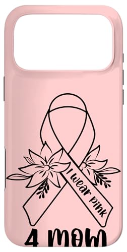 I Wear Pink For Mom �s���N ������[�����{�� �X�}�z�P�[�X iPhone 17 Pro Max �p