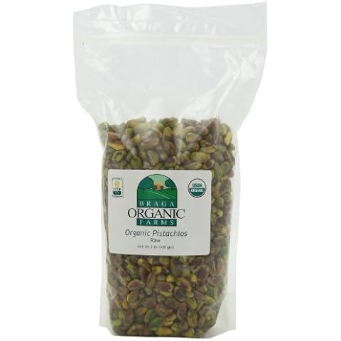 Braga Organic Farms Organic Raw Pistachios Kernels 2 lb. bag Cover