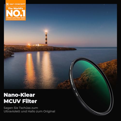 K&F CONCEPT K-Serie 67MM MCUV Pro UV-Filter Slim MC UV Schutzfilter Ultraviolett-Filter