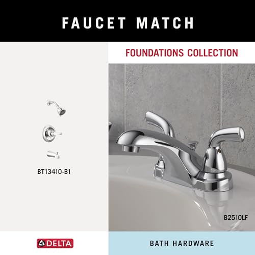 Delta Faucet FNDS18-PC Foundations Towel Bar, Polished Chrome
