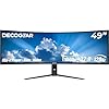 Deco Gear DGSKY49 49″ Curved Ultrawide 32:9 R1000 Monitor | 5120×1440 Dual QHD | 120 Hz | USB-C 98 W PD | Adaptive Sync | HDR | KVM | PIP/PBP | DisplayPort 1.4 | HDMI 2.1 | Height Adjustable