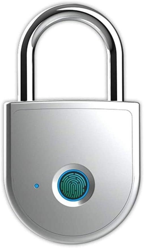 Candado inteligente con huella dactilar, PA de la huella dactilar de la carga por USB ningún App ningún Bluetooth for el tamaño multi el 10.16x5.7x1.88cm del uso