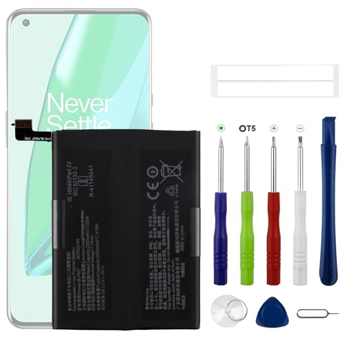 SWARK 2250mAh New BLP827 Rechargeable Battery Compatible with Oneplus 9 Pro 1+ 9 Pro LE2121, LE2125, LE2123, LE2120, LE2127 with Upgraded Repair Tools Kit