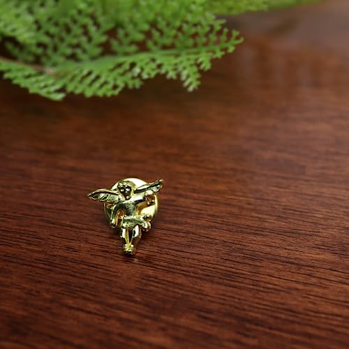 Image of Needzo Guardian Angel Lapel Pin, Loss of Loved One Accessory, 0.625 inch (Pack of 3)