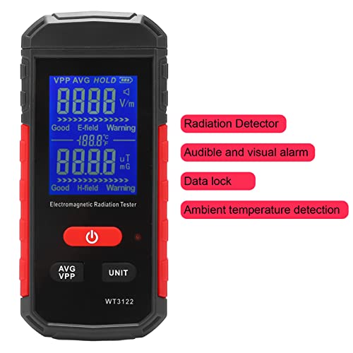 Medidor portátil de radiación electromagnética con alarma miniatura 3