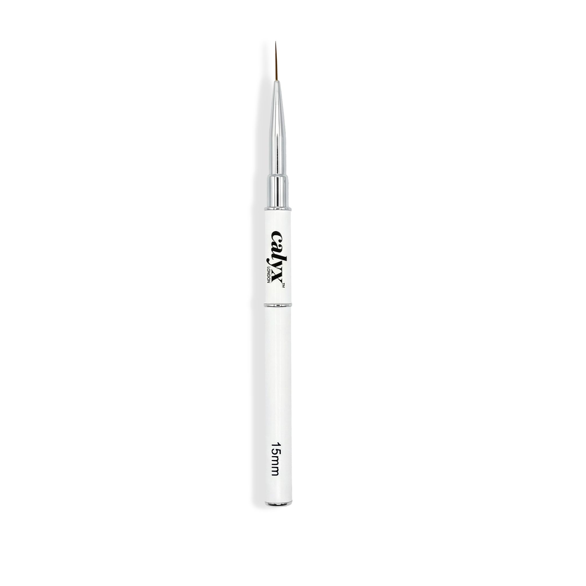 calyx nail art liner brush 15mm | precision detailing tool | perfect for fine lines & nail design | salon quality use