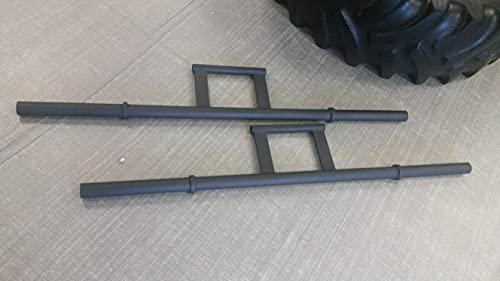 Pair of 5' Farmers Walk Handles (Bars) **Free Same Day Shipping** Now with 2 Sets of Collars, Set Weighs 42 lbs