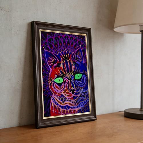 Toile Louis Wain chat psychédélique pour exprimer votre passion de l'art