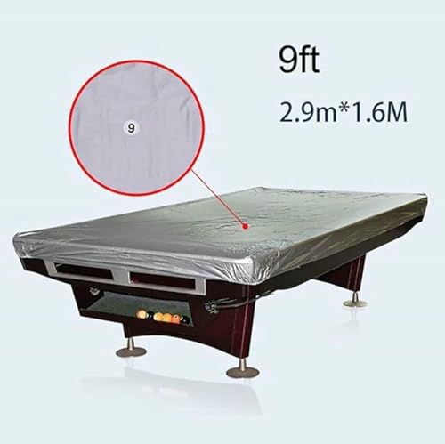 Funda para mesa de billar impermeable con cordón protector de exterior resistente 7