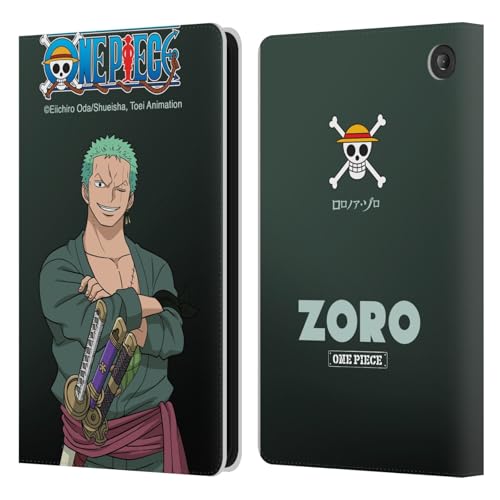 Étui Portefeuille One Piece Zoro Amazon Fire 7 2022 Cadeau pour Fan Manga