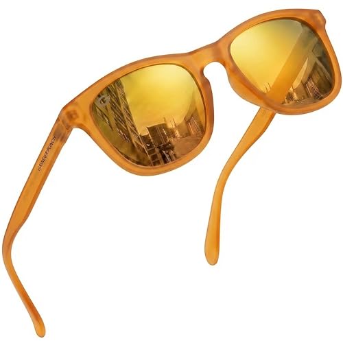 Image of grinderPUNCH Womens Polarized Sunglasses UV400 Protection Classic Retro Driving Sun Glasses Trendy Fashion Shades