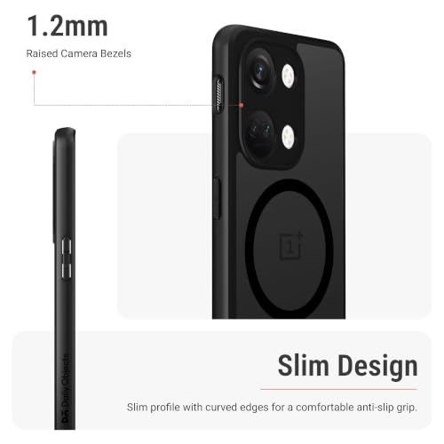 Image of DailyObjects Nimbus 2.0 Magnetic Phone Case Cover Compatible with OnePlus Nord 3 | Wireless Charging Slim Back Cover | 2 Layer Edge Protection & Shockproof