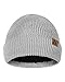 Produktbild DANISH ENDURANCE Merino Beanie mit Fleece, Grau, Einheitsgröße