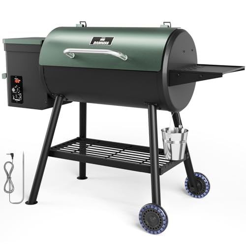 Electric Pellet Smoker Grill 565 SQ.IN Cook Area Pellet Smoker with Auto Feed & PID Controller...