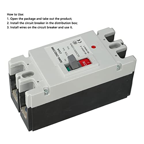 Disjoncteur CC 250 A à coupure rapide et conception légère pour espace restreint