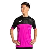 Joma Herren Montreal T-Shirt, Neonrosa, Schwarz, 3XS