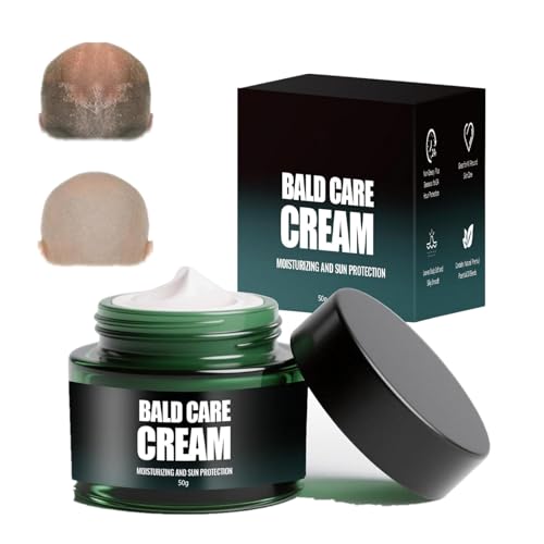 Scalp Care Cream, Balds Cream, Head Moisturiser for Men, Moisturizing Nourishing And Scalp Care, Natural Anti-Shine Effect, Hydrates & Protects (1)