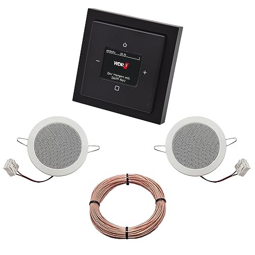 Busch Jäger 8215U-101 DAB+ Radio Set Schwarz