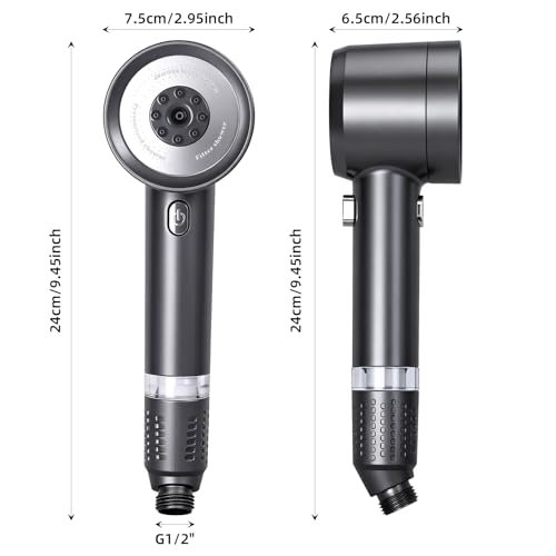 Cabezal de ducha Ion Drops, 4 modos, alta presión miniatura 2