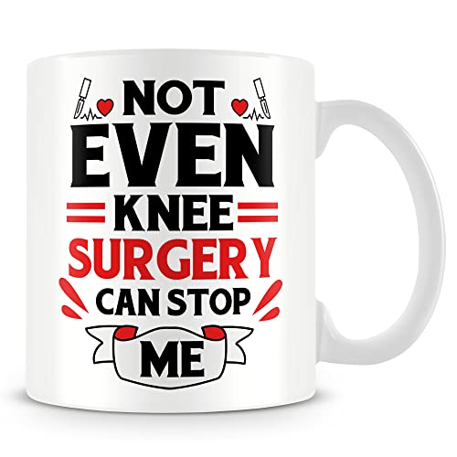 Caneca de presente para cirurgia de substituição do joelho, nem mesmo a cirurgia no joelho pode deter-me