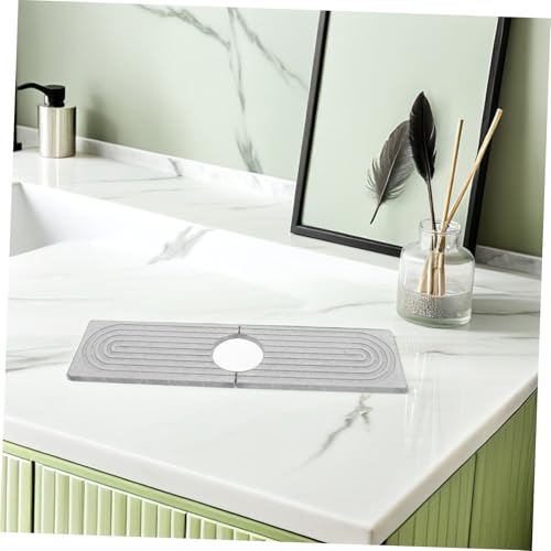 Tapis de séchage diatomite évier pour stopper les flaques