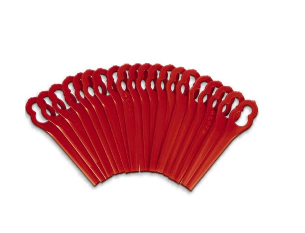 50pcs Replacement Plastic Blades For Florabest LIDL-FRTA 20A1 FAT18B2 FAT18B3 Cordless Lawn Mowers Parts Garden Tool Accessories