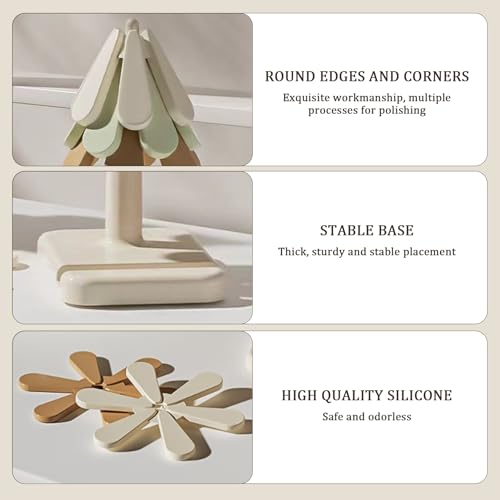 Dessous de plat silicone anti-glisse pour protéger vos tables - 4