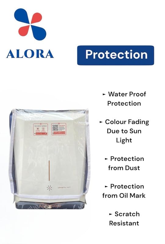Image of Alora Body Protective Cover Compatible With Aquaguard Crystal| Mist Nxt Uv Water Purifier Model (White)