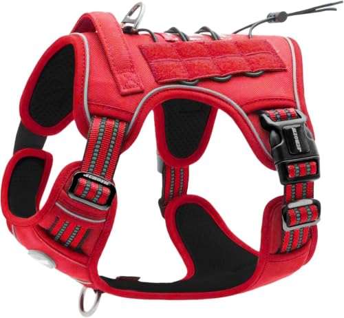 Image of AUROTH Dog Harness for Small Medium Dogs, Tactical No Pull Dog Vest