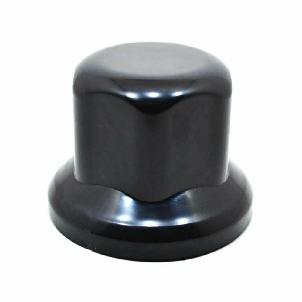 60 x Radmutterabdeckung Kunststoffkappen Schwarz Kurz 32mm LKW Kappen