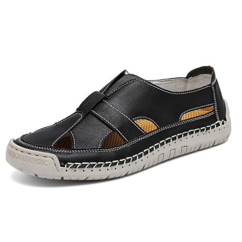 Tongs homme noir 40 2/3 - Sandales de sport confortables pour marche et randonnée